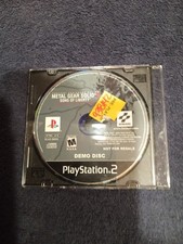 Metal Gear Solid 2 Sons Of Liberty Trial Edition Demo Disc PlayStation 2