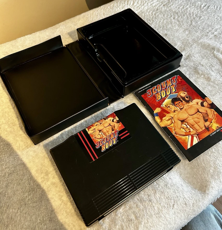 SNK Neo Geo AES 3 Count Bout komplett sehr guter Zustand Sammlerstück - Bild 2 von 4