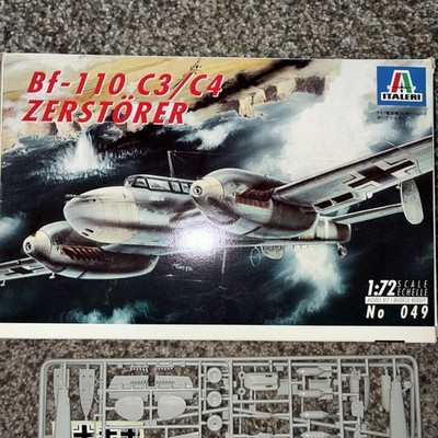 Italeri 1/72 Bf-110 C3/C4 Zerstorer Model Kit 49