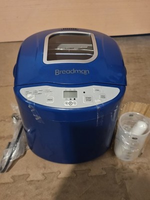 Breadman TR520: Programmable Bread Maker for 1, 1 ½ , and 2 lb. Loaves - Blue