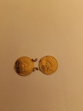 Gold American Dollars 1856 Philadelphia Mint. Ex Jewelry