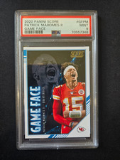 2020 Panini Score Patrick Mahomes II Game Face #GF-PM PSA 9 MINT Chiefs SP