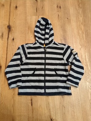 Steiff Kuschelige Jacke Hoddie Kinder Gestreift Größe 104 Top Zustand
