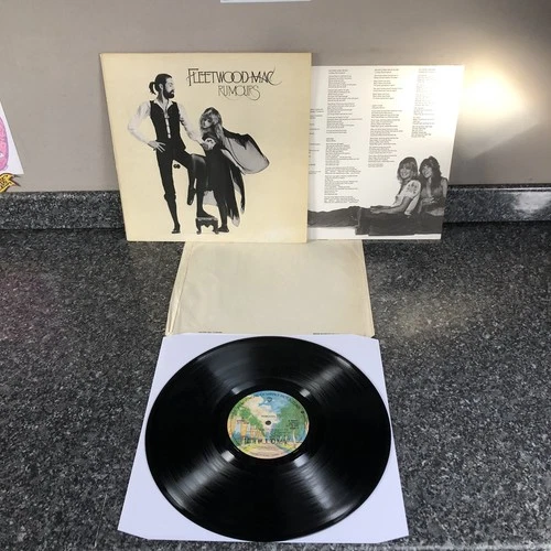 LP VINYL FLEETWOOD MAC RUMOURS TEXTURED SLEEVE K56344 UK 1ST PRESS 1977 EX/NM-