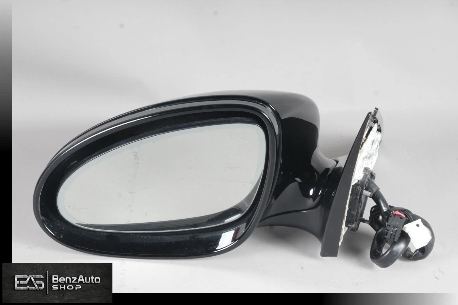 07-09 Mercedes W221 S63 AMG Left Driver Side Rear View Door Mirror Black OEM
