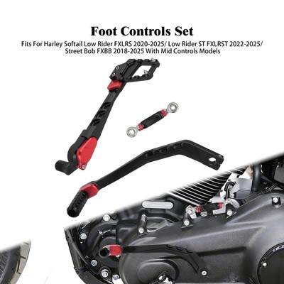 Fussrastenanlage Schaltgestänge Bremshebelarm für Harley Low Rider ST 2022-2025