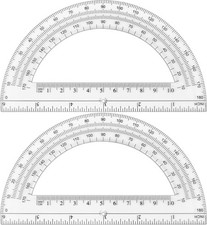 Plastic Protractor Math Protractors 180 Degrees for Geometry Classroom Student S