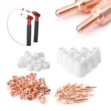 AG-40 PT-31 Air Plasma Cutter Cutting Consumables Fit CUT-50D CUT50 85PCS