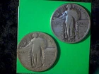 1928-D ,1928-S Standing Liberty Silver Quarters