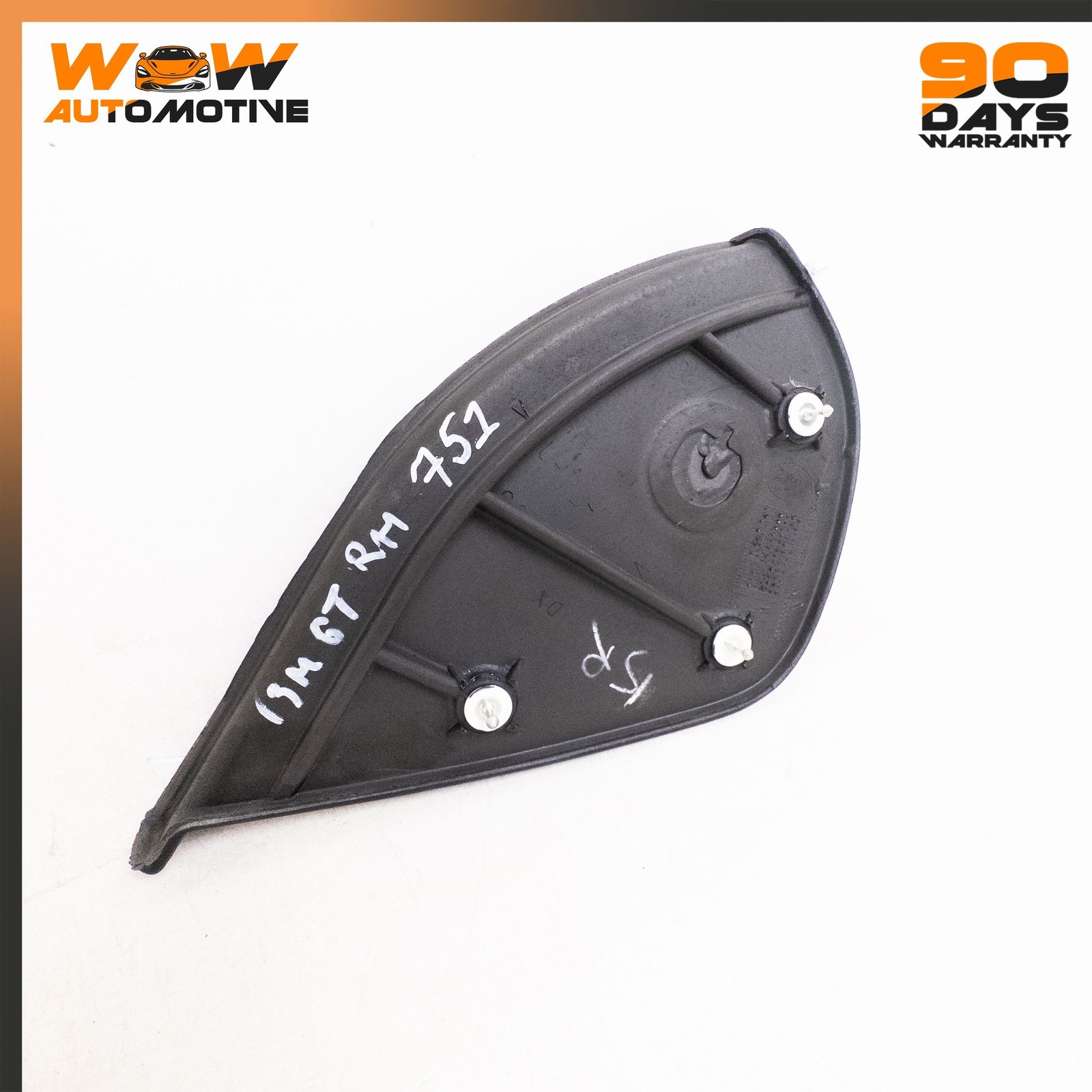 08-19 MASERATI GRANTURISMO S FRONT RIGHT DASHBOARD TRIM PANEL BLACK OEM