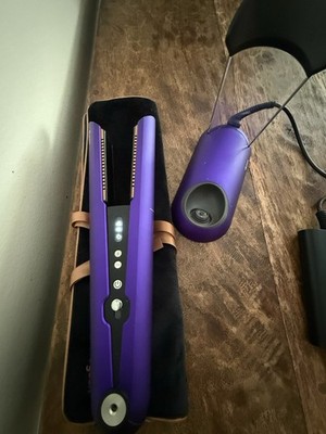 Dyson Corrale Cordless Flat Iron Purple Copper Adjustable Heat Temp Display