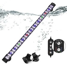 SEAOURA 24/7 Submersible LED Aquarium Light for Plants Fish Tank, 19 Inch