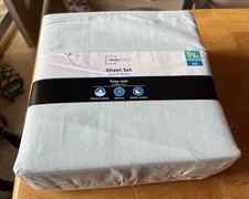 Set lenzuola matrimoniali XL verde chiaro nuovo con etichetta nuovo XLT dormitorio letti