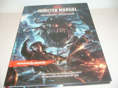 Monster Manual - Monsterhandbuch - Dungeons & Dragons D&D DND PNP RPG - Dt. Ausg