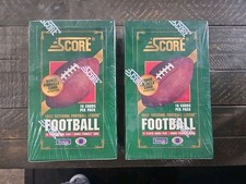 1993 Score NFL Football Factory Sealed Box Lot Of 2-- BETTIS/BLEDSOE ROOKIE YEAR