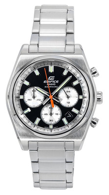 Casio Edifice Analog Chronograph Black Dial Quartz 100M Men's Watch EFB-730D-1AV
