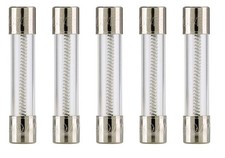 Eaton Bussmann Glass Fuse, 0.75A, 10kA at 125V AC, 35A 250V 5 PK...