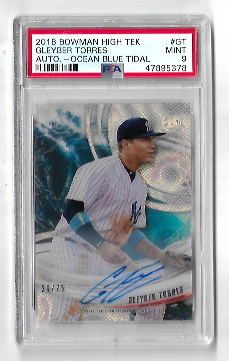 Gleyber Torres Professional Sports Authenticator (PSA) Baseball