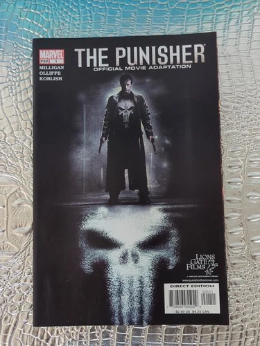 Vintage THE PUNISHER OFFICIAL MOVIE ADAPTATION Comic Book 2004 Marvel Comics