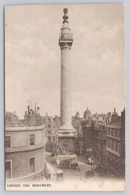 Vintage London The Monument Postcard by London Stereoscopic Co.