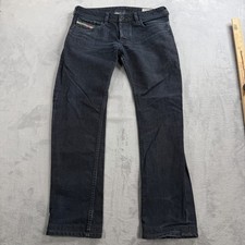 Diesel Zatiny Dark Indigo Bootcut Jeans Mens 32x29 Italy Western 0088Z Whisker