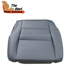 For 07-11 Honda CR-V Driver Side Bottom Replacement Leather Seat Cover Dark Gray