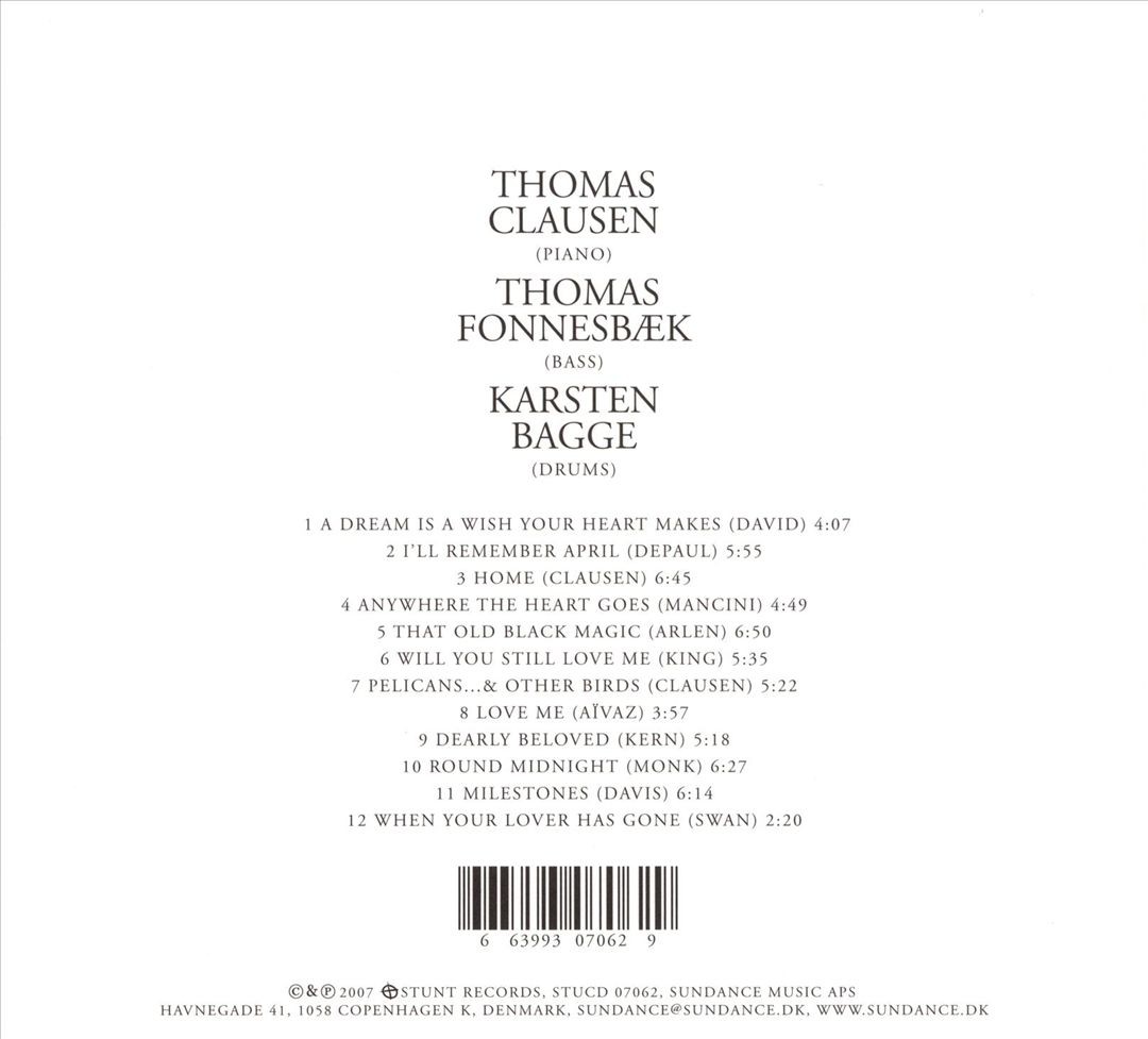 ジャズ Thomas Clausen Trio The Thomas Clausen Trio Discography: Vinyl, CDs, & More