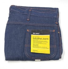 Vtg JCPenney Big Mac Industrial Jeans New Original Tags Attached Orange Stitch