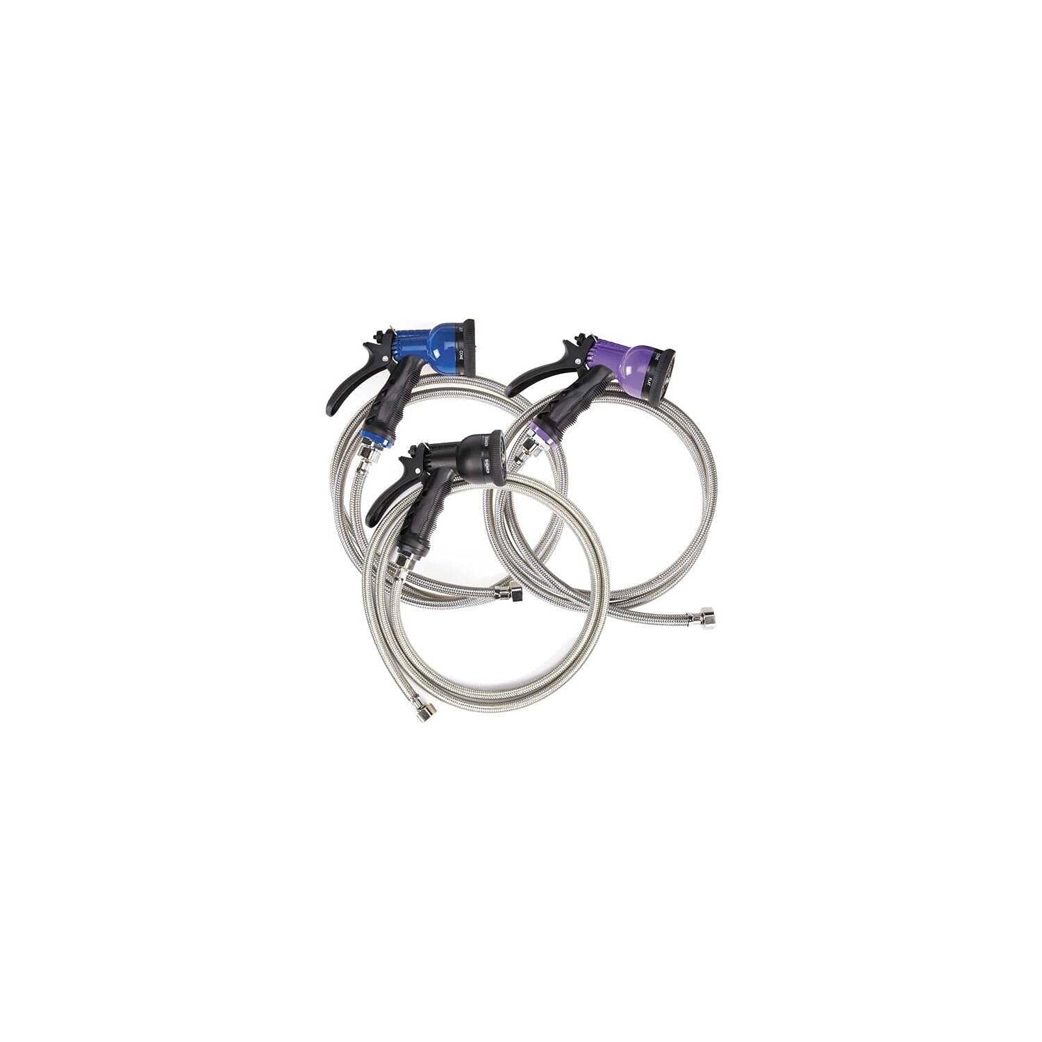 6-in-1 Spray Hoses &mdash; Versatile, Brightly Colored Hoses For