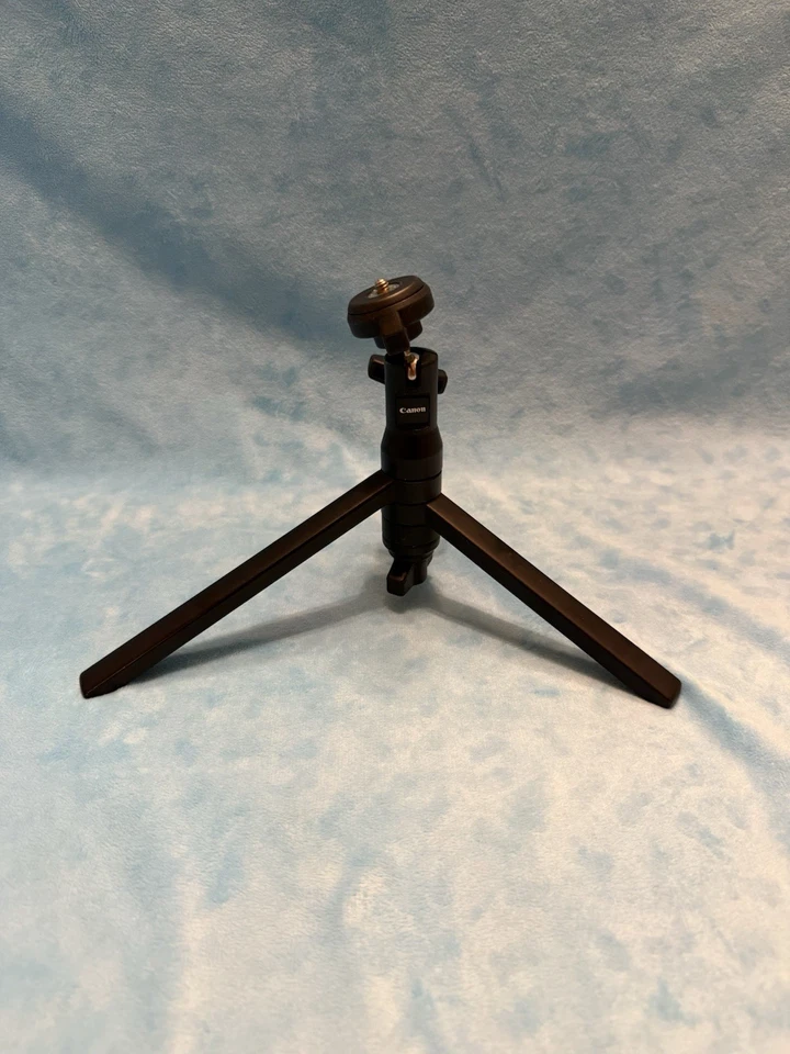 📸 Rare Genuine Canon 360° Mini Swivel Ball Head with Tripod DSLR folding Stand - Image 2 of 4
