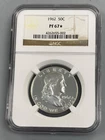 1962 US 90% Silver Proof Franklin 50c NGC PF67* (Star) scarce L25043