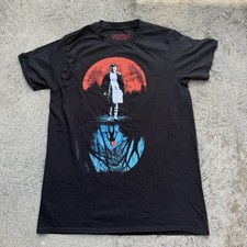 Stranger Things Shirt Small Black Eleven Netflix Series Upside Down Spooky