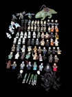 Lego Star Wars Minifigures Only Lot 75+ Figures Weapons Guns Lightsabers!