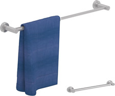 Adjustable Towel Bar Bathroom Towel Holder Rod from 12 Inch to 22 Inch Single