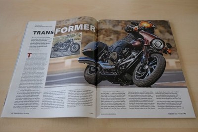 Motorrad 05/2018 Harley-Davidson Sport Glide mit 84PS im Fahrbericht auf 4 Seite