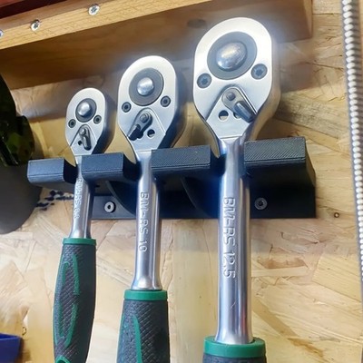 Werkzeug Organizer Rack - Ratschenschlüssel Halter für Garage - 3 Slot Design