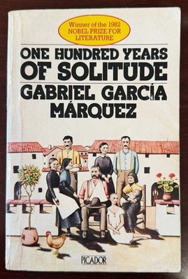 Gabriel Garcia Marquez Signed Book One Hundred Years of Solitude Autographed PB