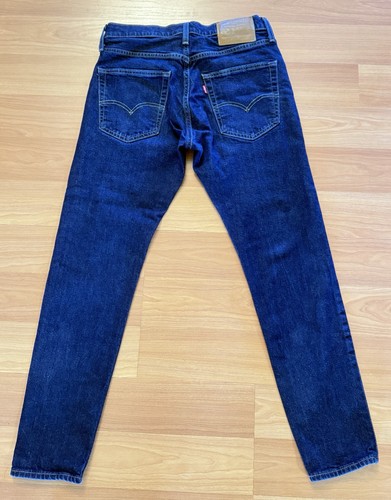 Levi’s Mens Dark Wash Jeans Tag Size 30x30 Capital E On Red Tag 512 Slim Fit - Picture 8 of 15