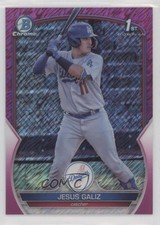 2023 Bowman Chrome Prospects Fuchsia Shimmer Refractor 184/199 Jesus Galiz 6fs