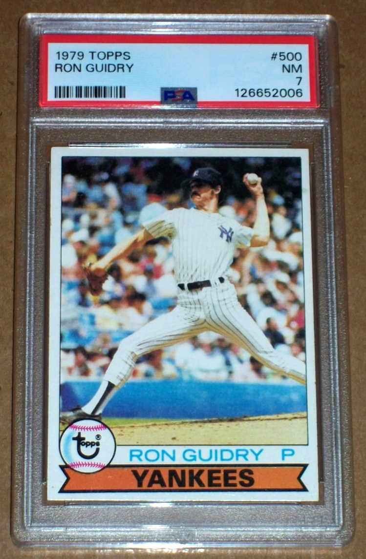 1979 Ron Guidry #500 Topps PSA 7 New York Yankees