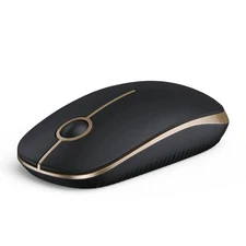 Vssoplor Wireless Mouse, 2.4G Slim Portable Computer Laptop Mouse with Nano R...