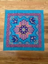 Vintage Carolina Manufacturing Co Southwest Native Eagle Bear 21" Bandana