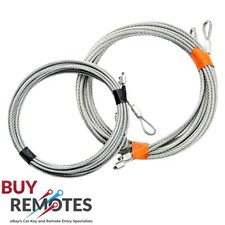 B&D Garage Door Cable 2.85m Long, 3.2mm, Suits All Brands Sectional Garage Doors