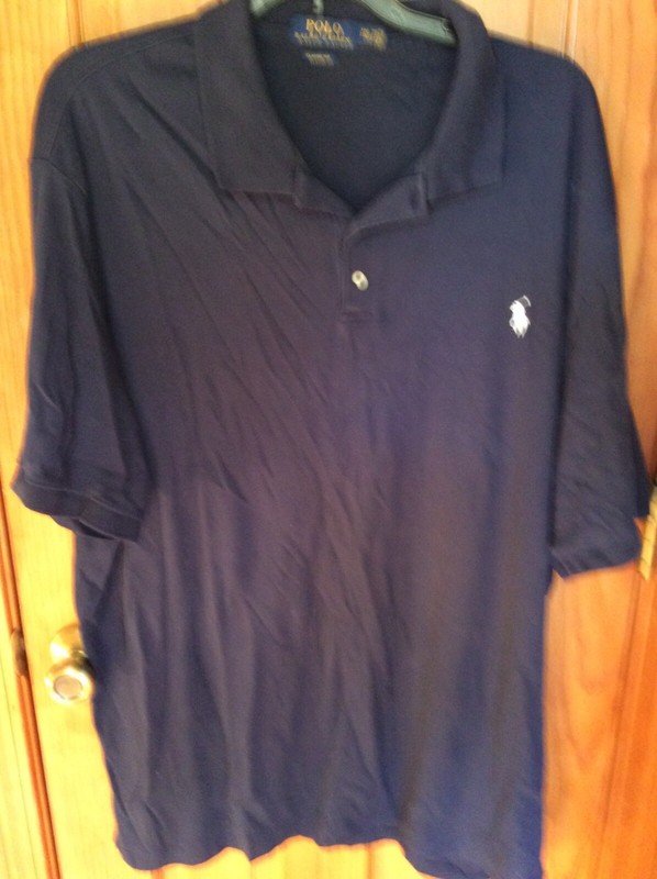 Men's Polo Ralph Lauren Navy Polo Shirt Plus Size 2XL