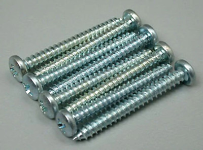 NEW Great Planes 4x1'' Sheet Metal Screws Phillips (8) GPMQ3158