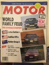 MODERN MOTOR car Magazine January 1991 Citroen XM Renault 25 Baccara Lotus Carlt