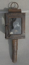 Ancienne lanterne de voiture, calèche, fiacre à restaurer