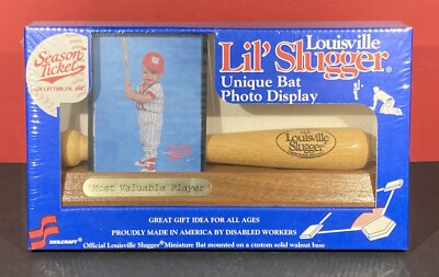  Louisville Lil' Slugger Unique Bat Photo Display  Season Ticket Collectibles 