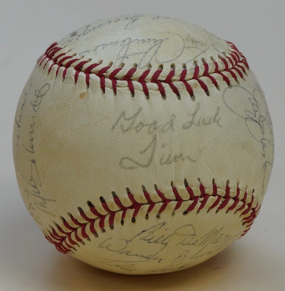 1977 Phillies Team 22x Signed Baseball PSA/DNA LOA Tim McCarver Tug McGraw + HOF - Image 3 of 4