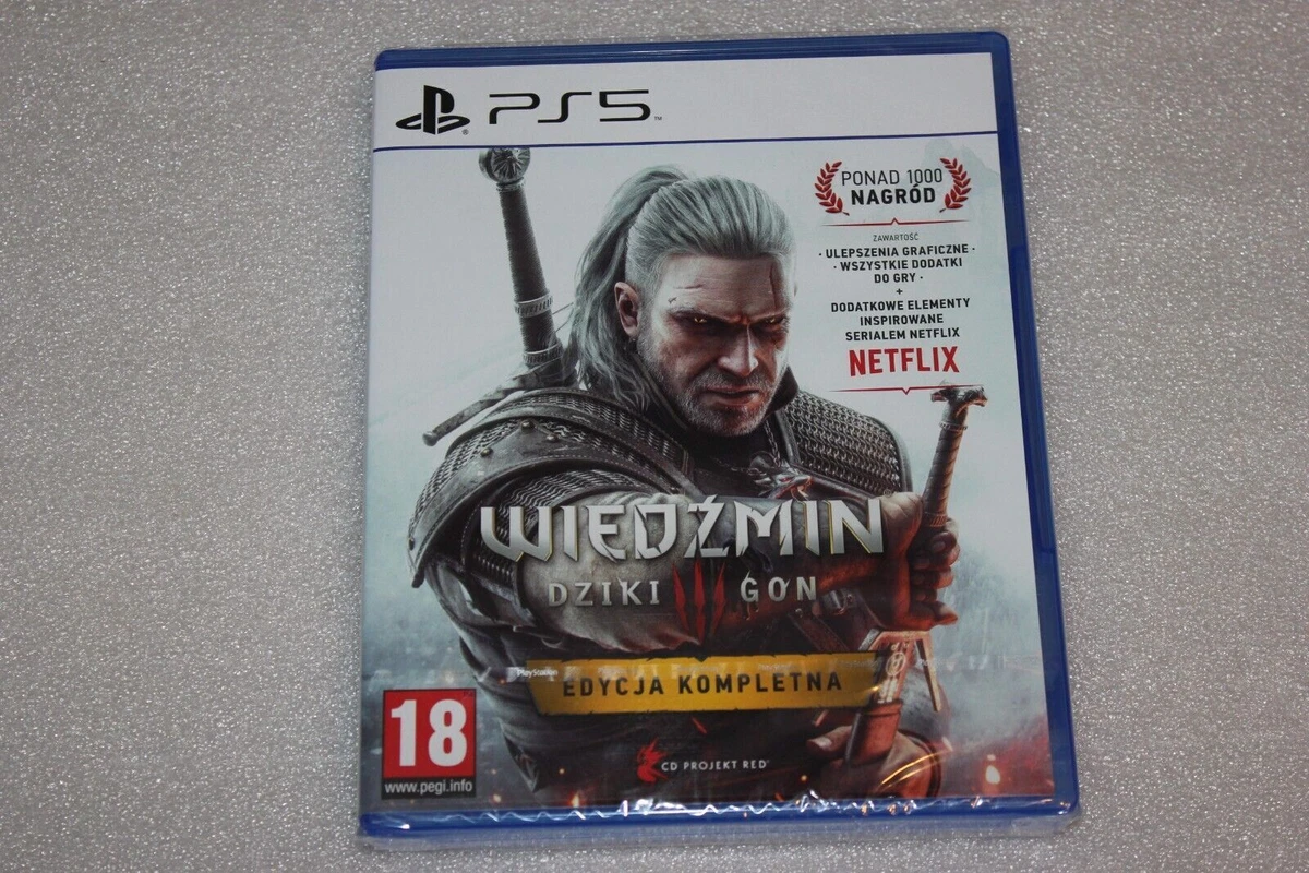 The Witcher 3 Wild Hunt PS5 COMPLETE EDITION New THE WITCHER 3 WILD HUNT